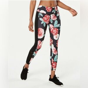 NWOT Ideology Black and Red Leggings High Waist Stretch